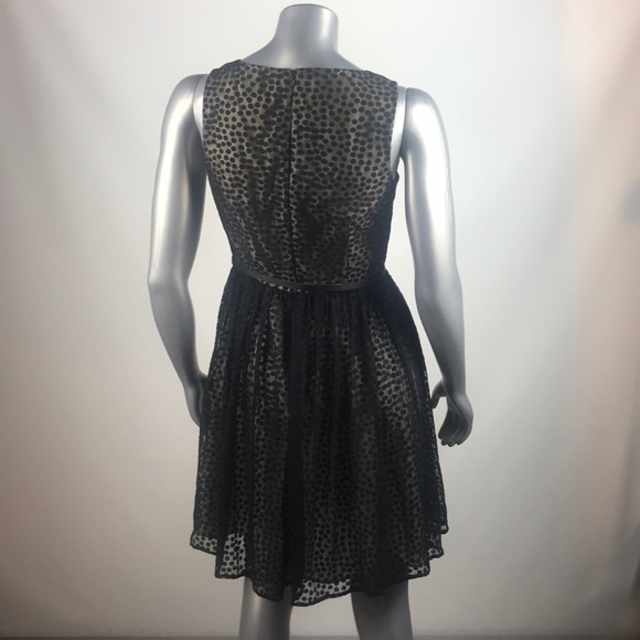 Jessica Howard Evening Sleeveless Polka Dot Size 6 - Picture 3 of 5